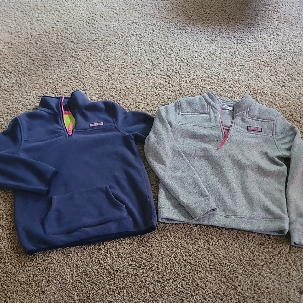 Vineyard Vines Kids' Navy and Gray Sweatshirts